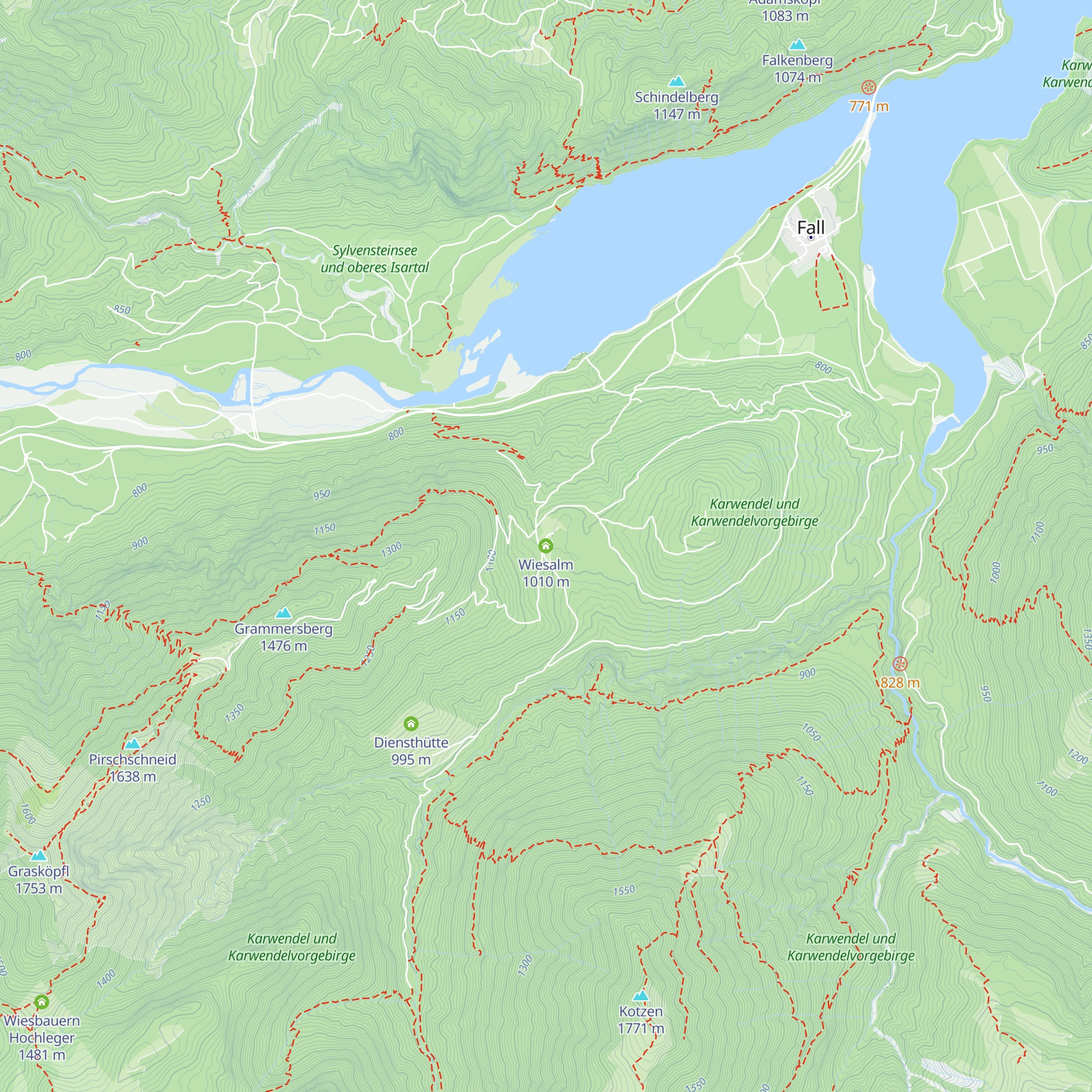 Wiesalm map