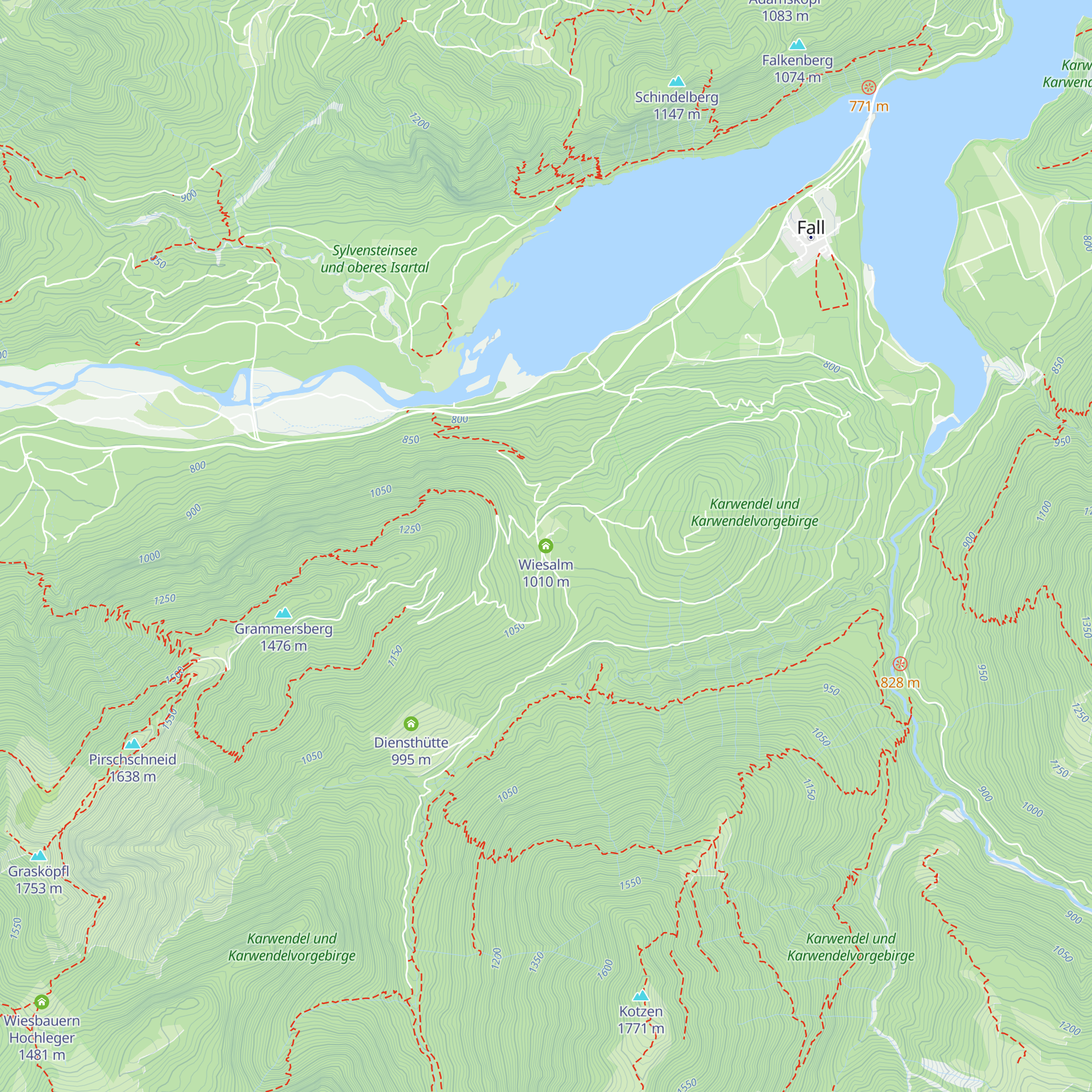 Wiesalm map