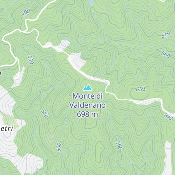 Map of Monte di Valdenano