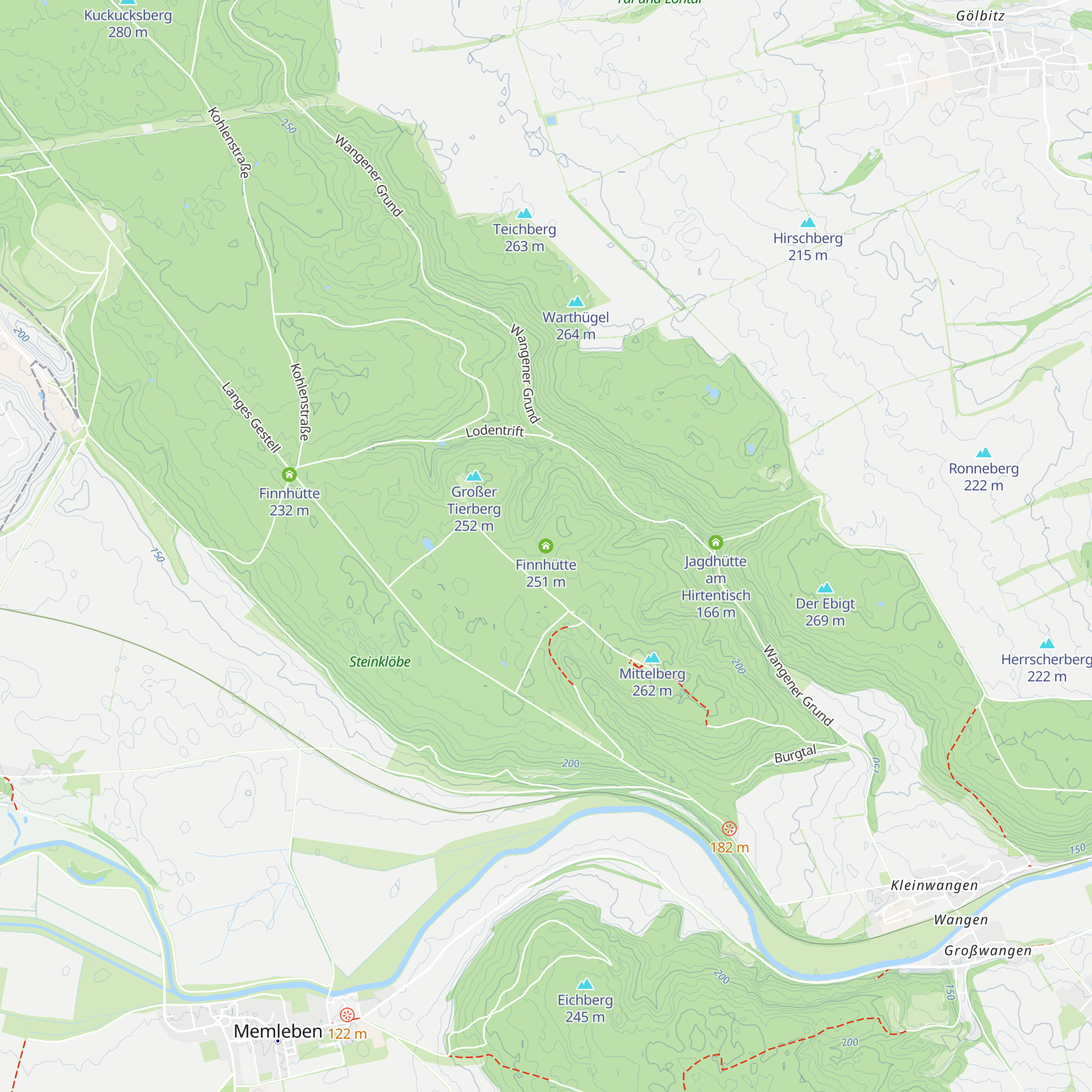 Finnhütte map