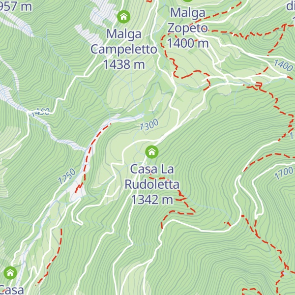 Map of Malga Cenon di sotto