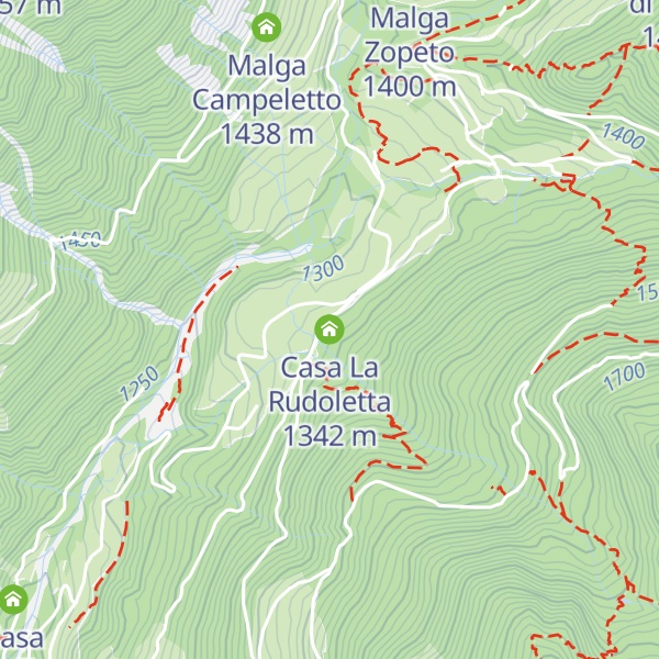 Map of Casa La Rudoletta