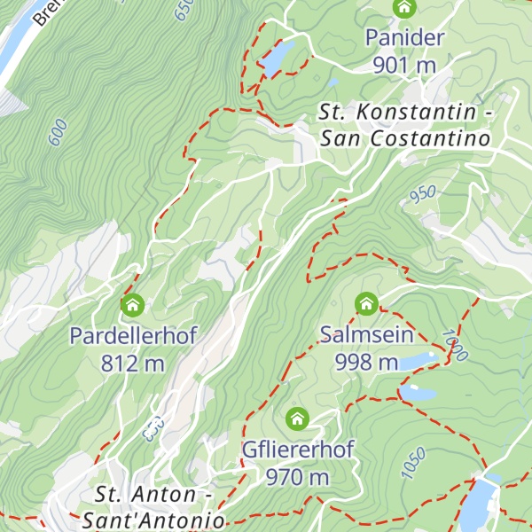 Map of Bar Petra