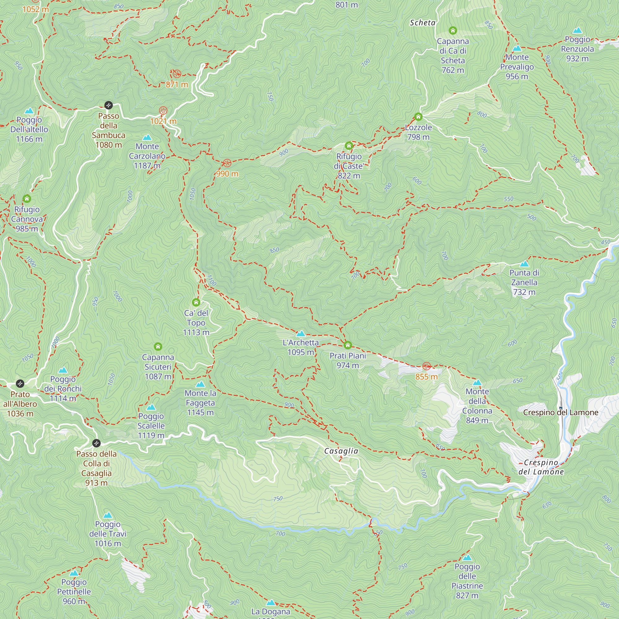 Capanna de Nati map
