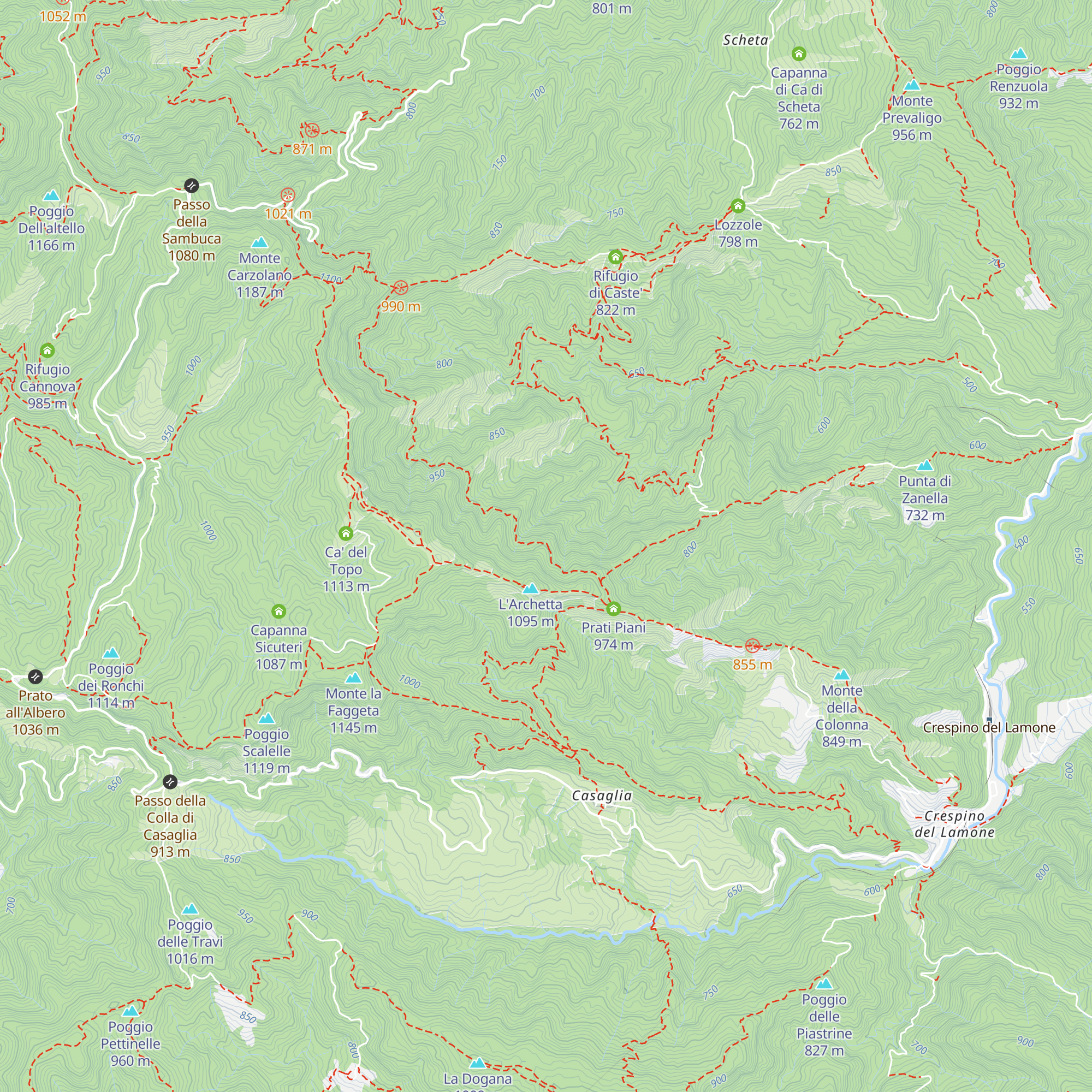 Capanna de Nati map