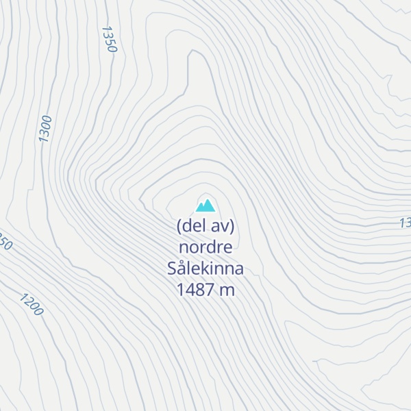 Map of (del av) nordre Sålekinna