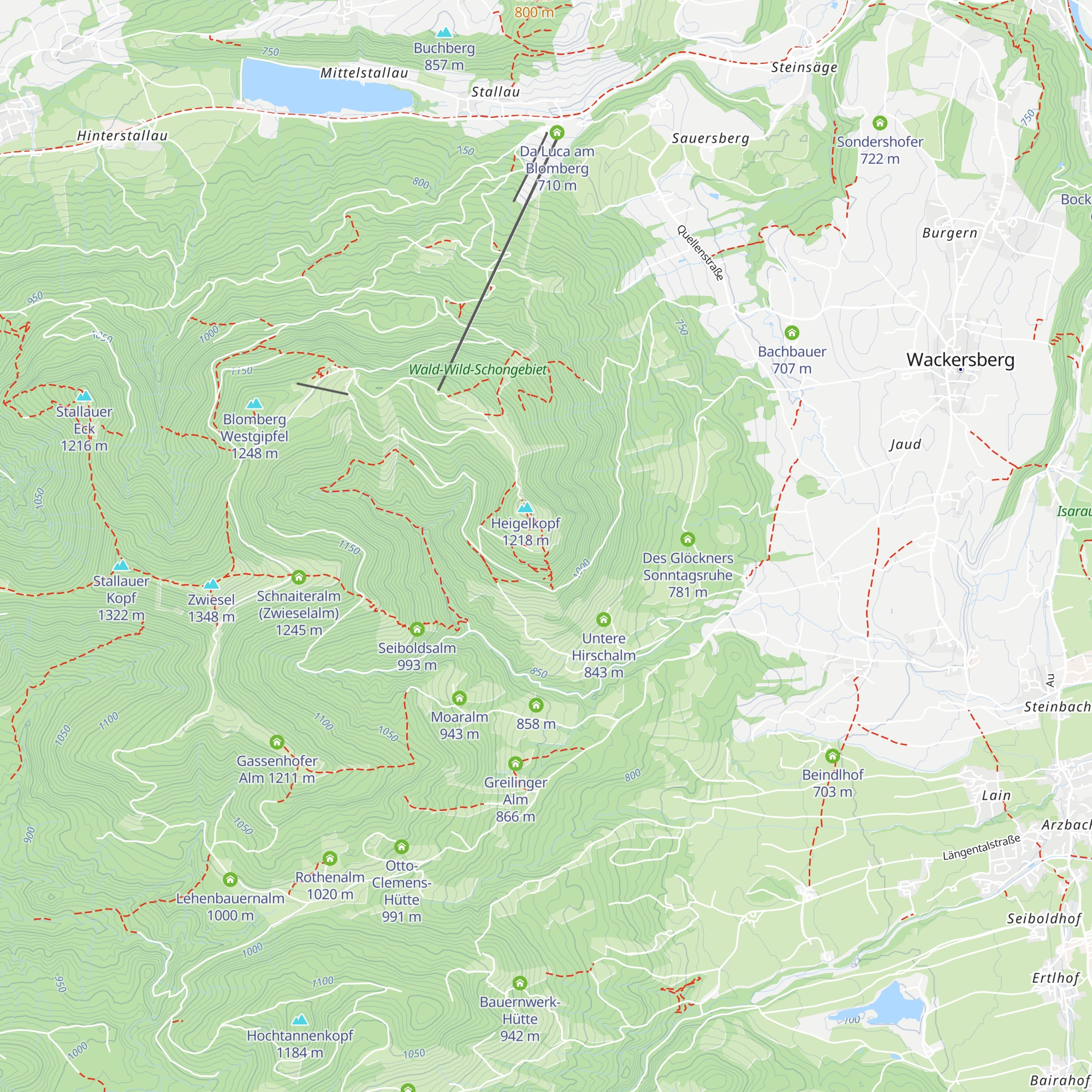 Obere Hirsch-Alm map