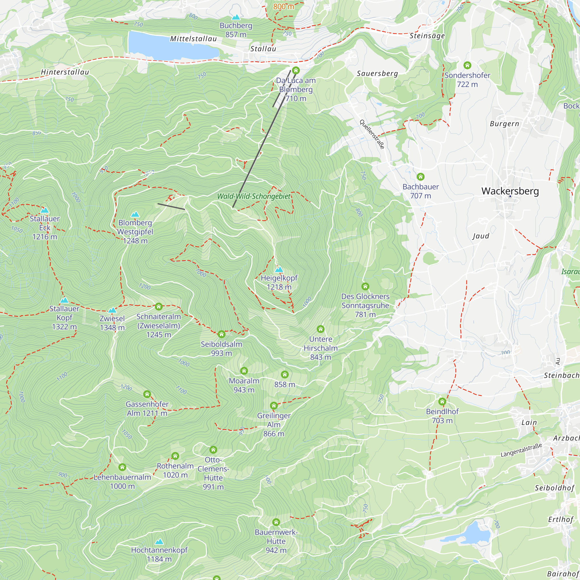 Obere Hirsch-Alm map