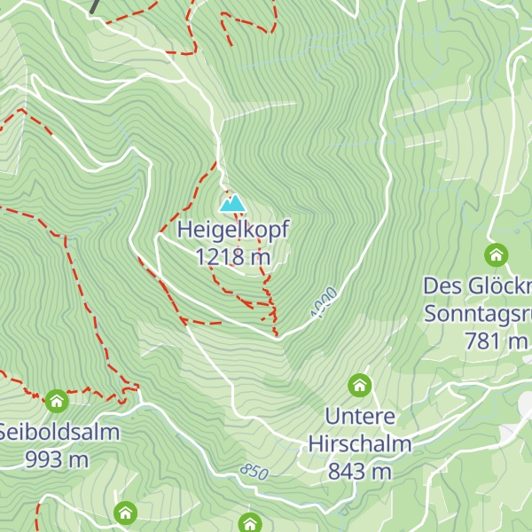 Map of Obere Hirsch-Alm