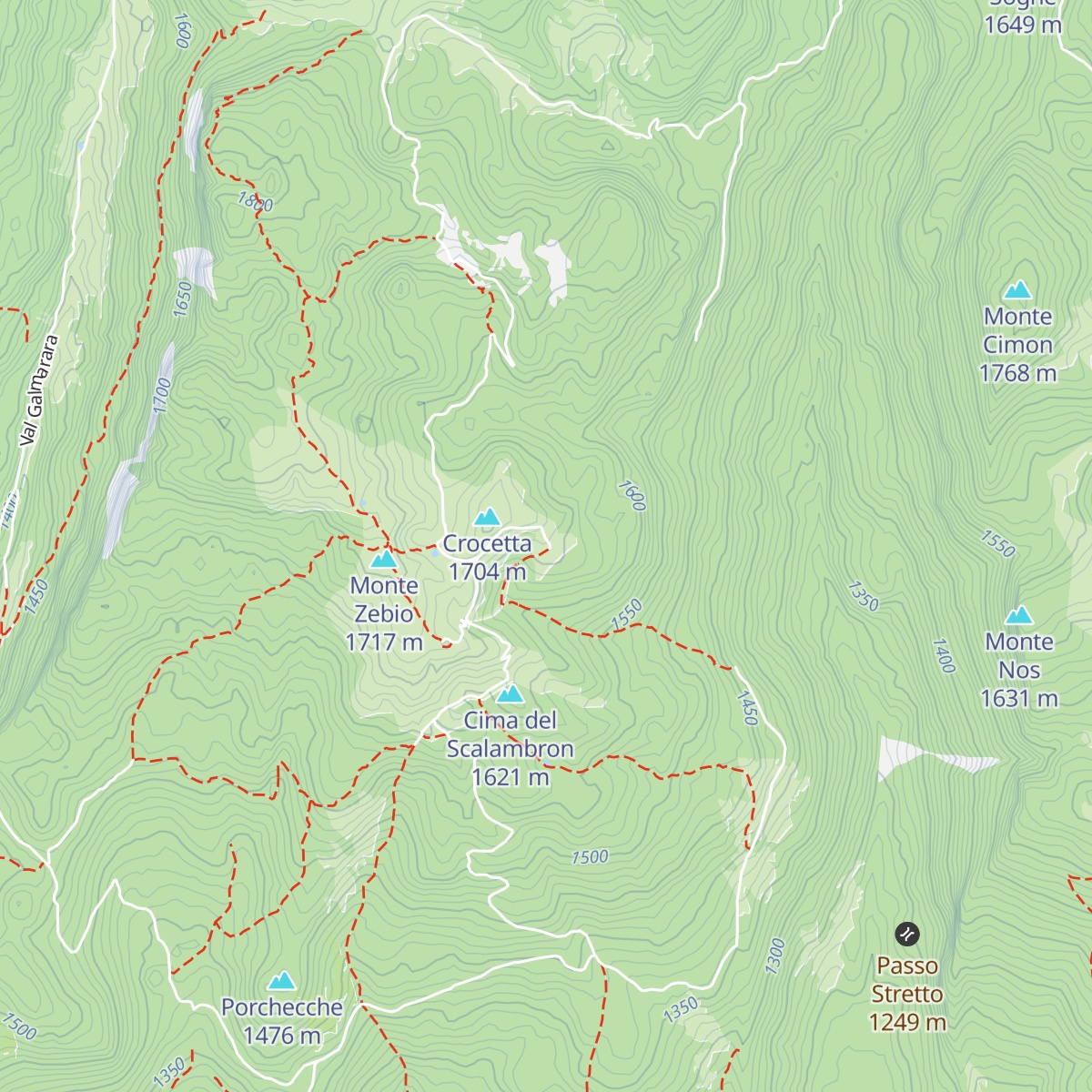 Bivacco Dell'Angelo map