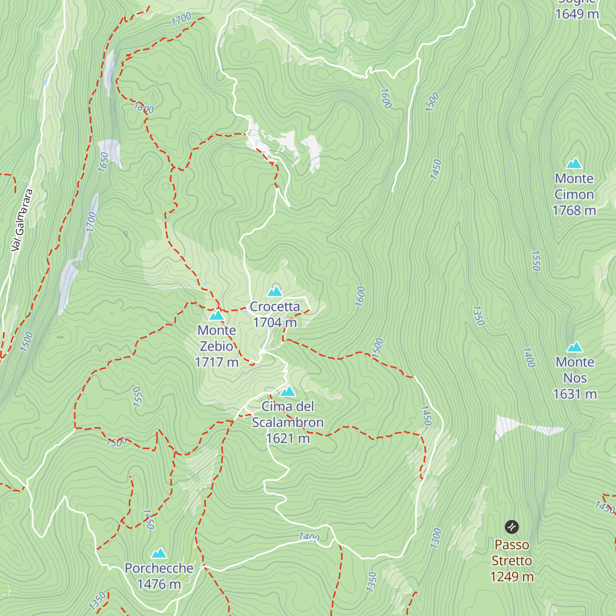 Bivacco Dell'Angelo map