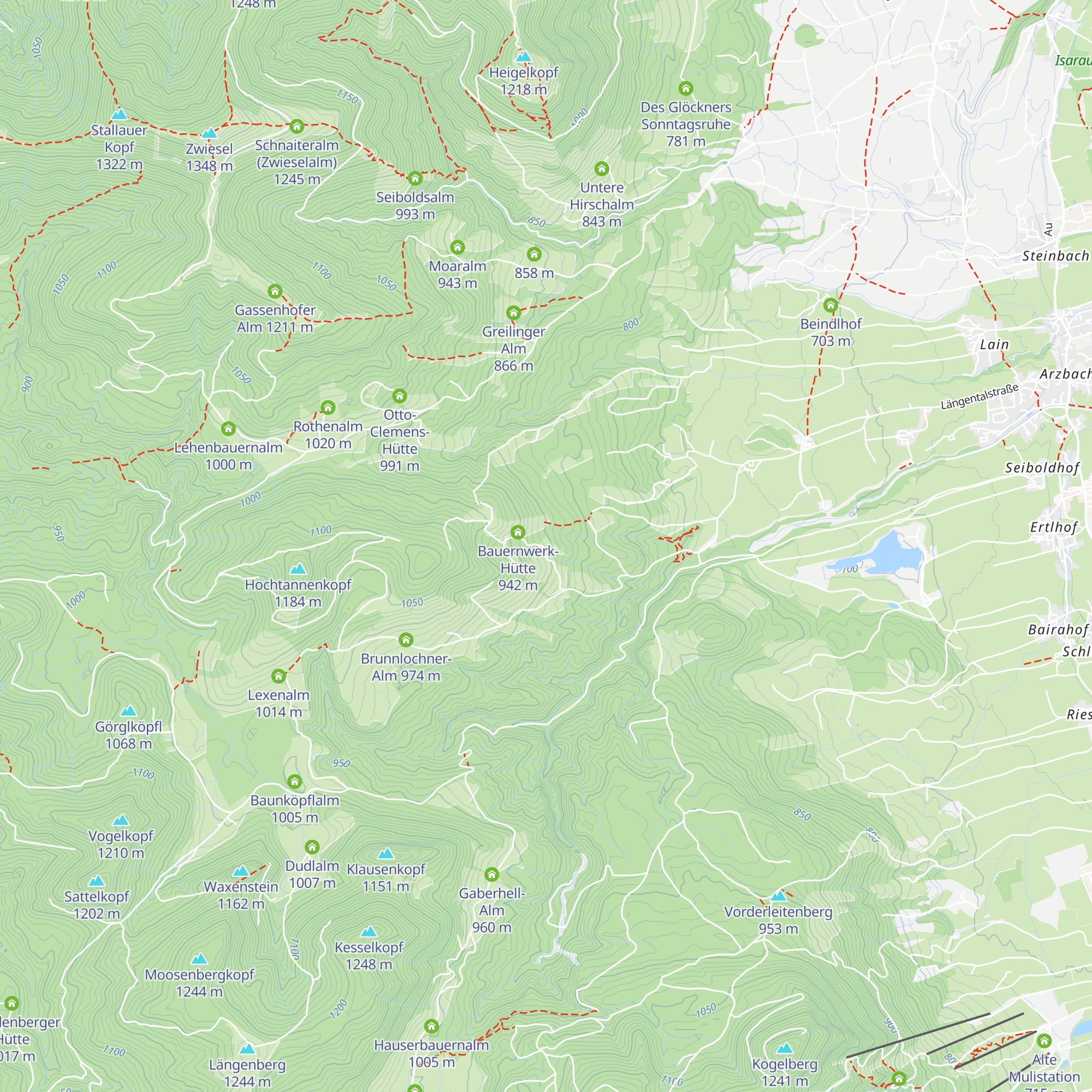 Adelwartalm map