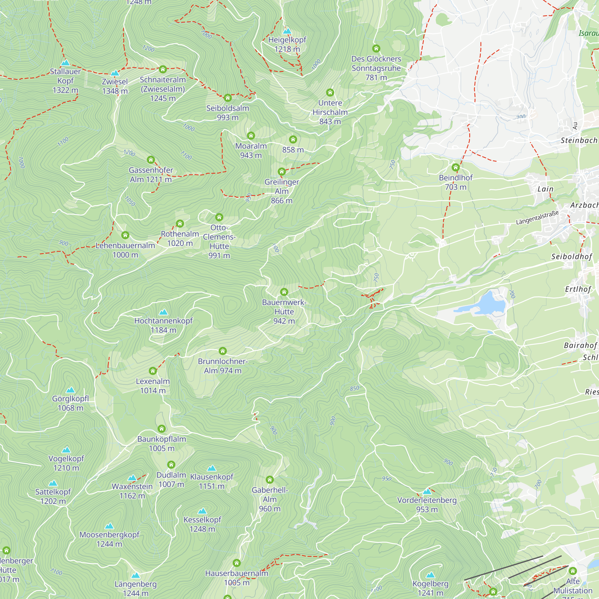 Adelwartalm map