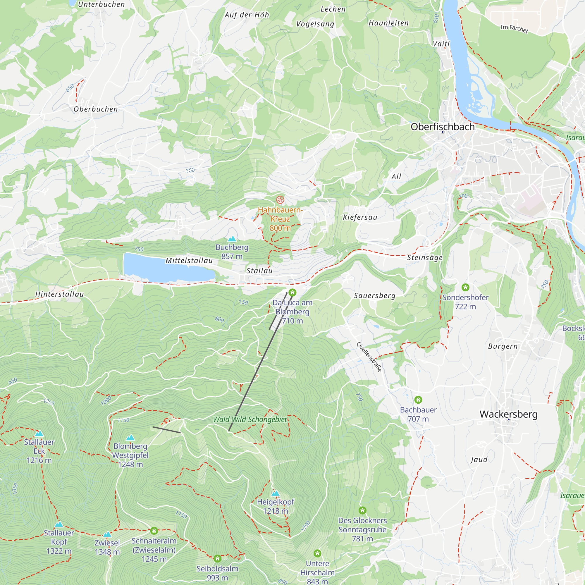 Da Luca am Blomberg map