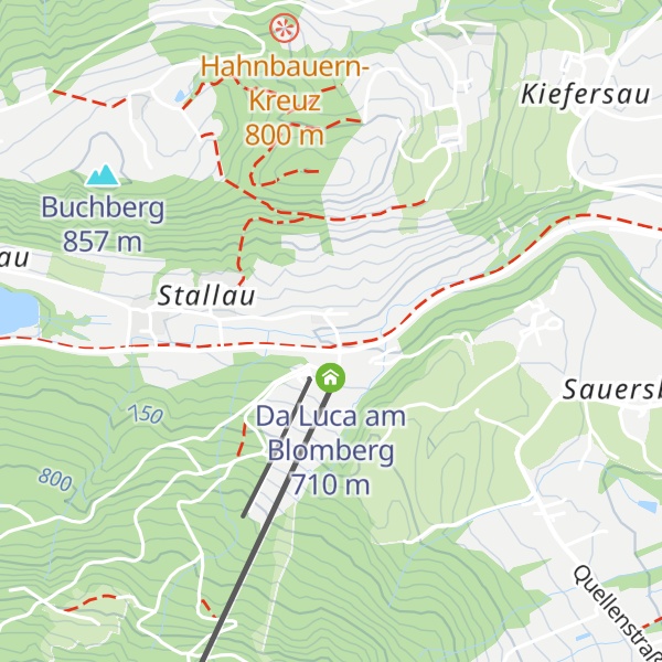 Map of Krapfenhütte
