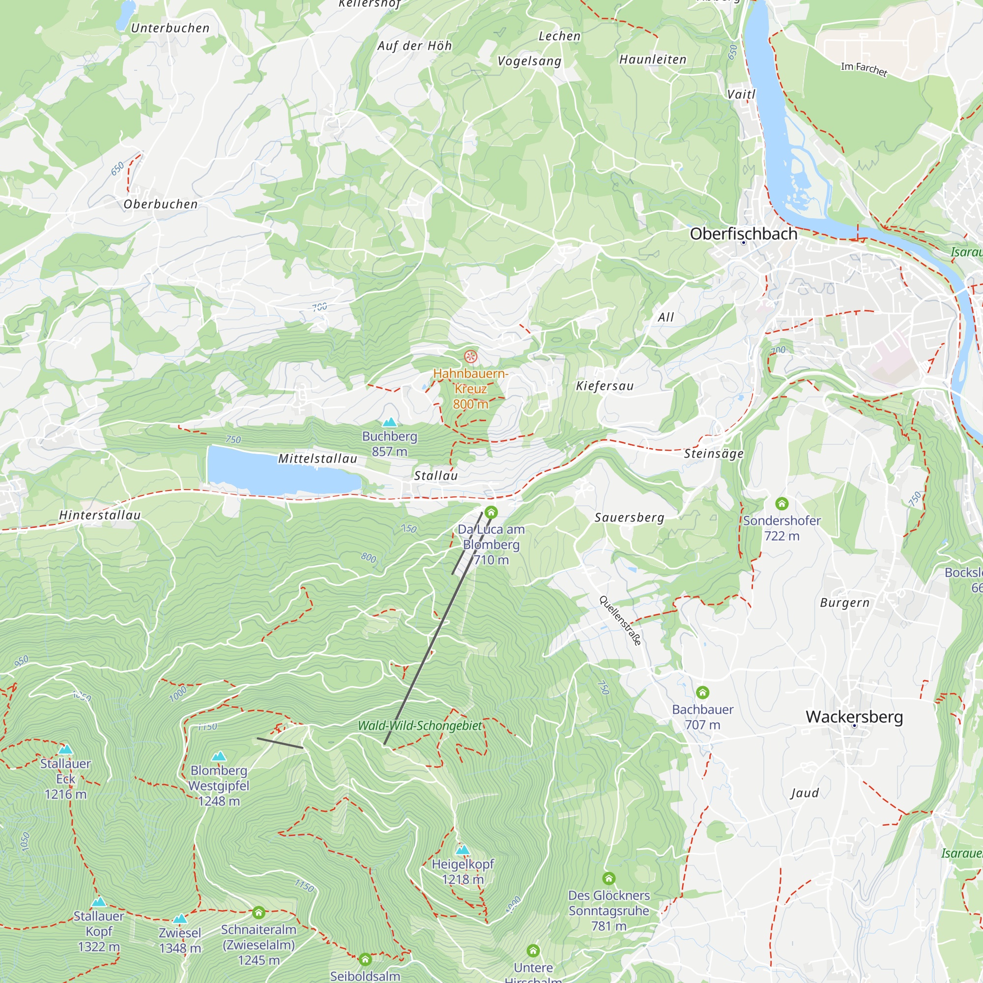 Krapfenhütte map