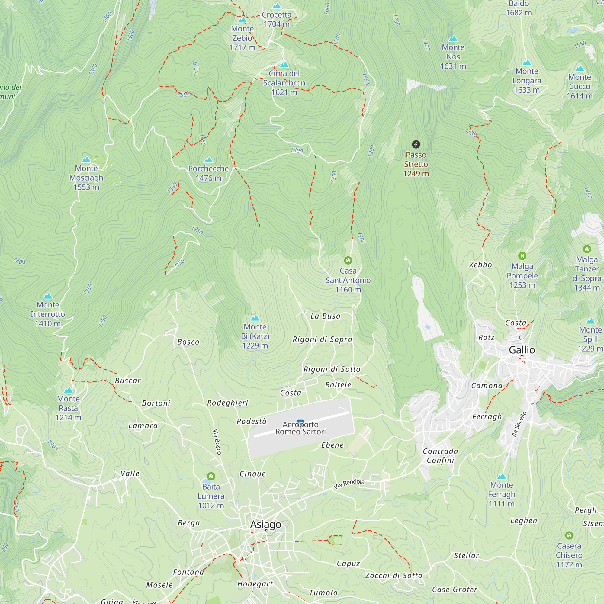 Baita Maddarello map