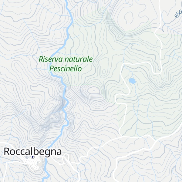 Map of Poggio Crivello