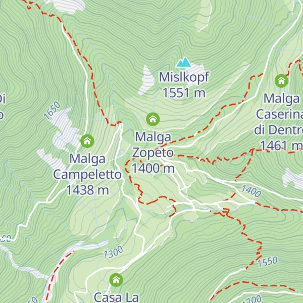 Map of Rifugio Carlettini