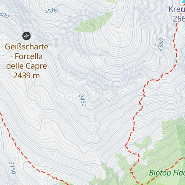 Map of Marchspitze - Cima Mercato