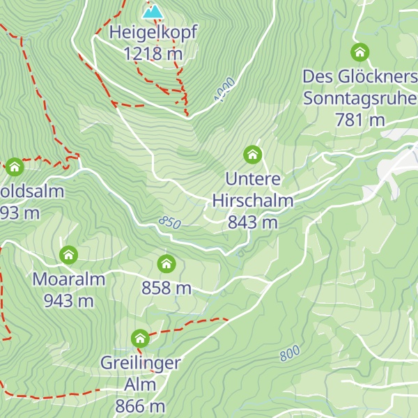 Map of Baunalm