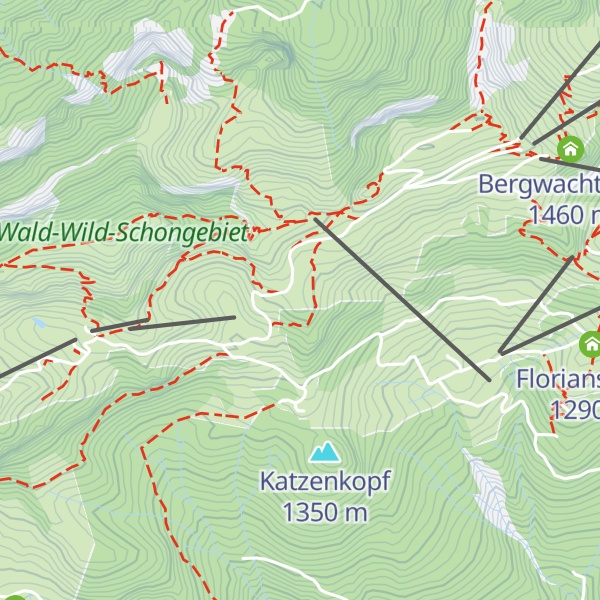 Map of Tölzer Hütte