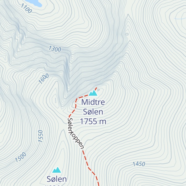 Map of Midtre Sølen
