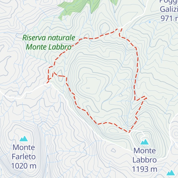 Map of Poggio Pelato