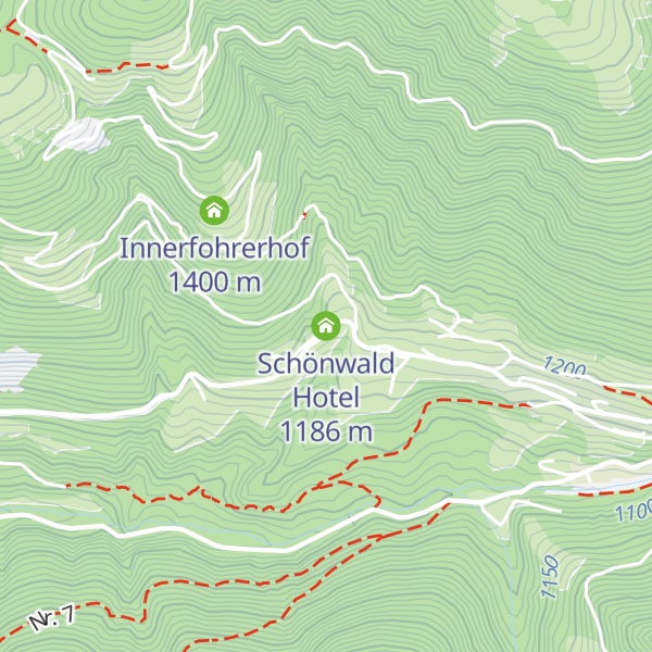 Map of Schönwald Hotel