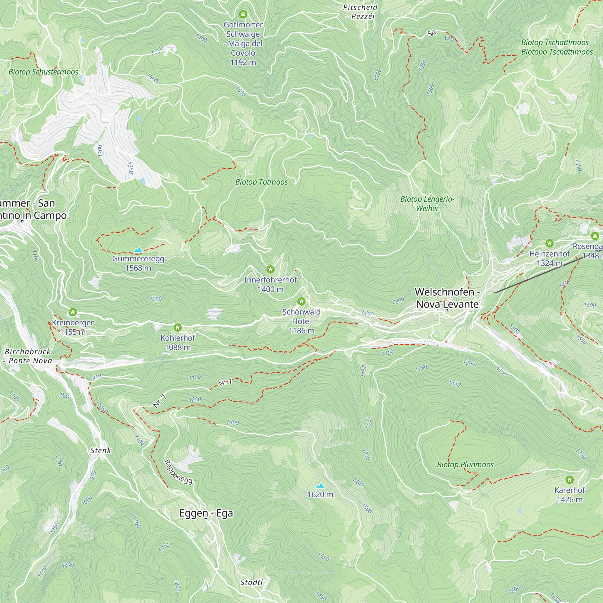 Schönwald Hotel map