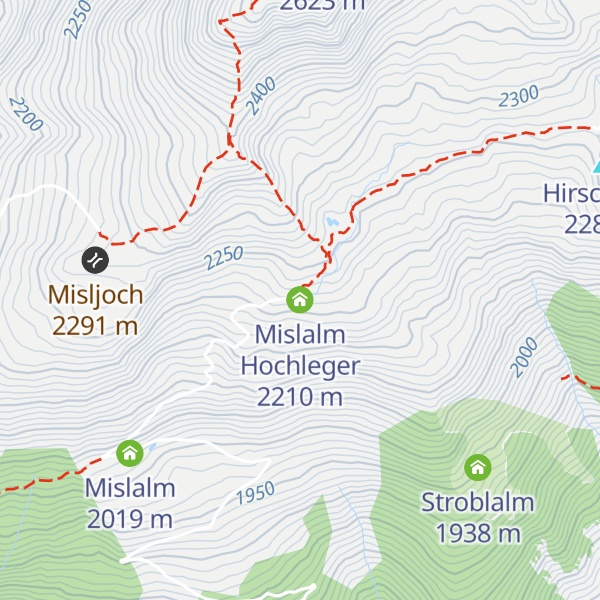 Map of Mislalm Hochleger