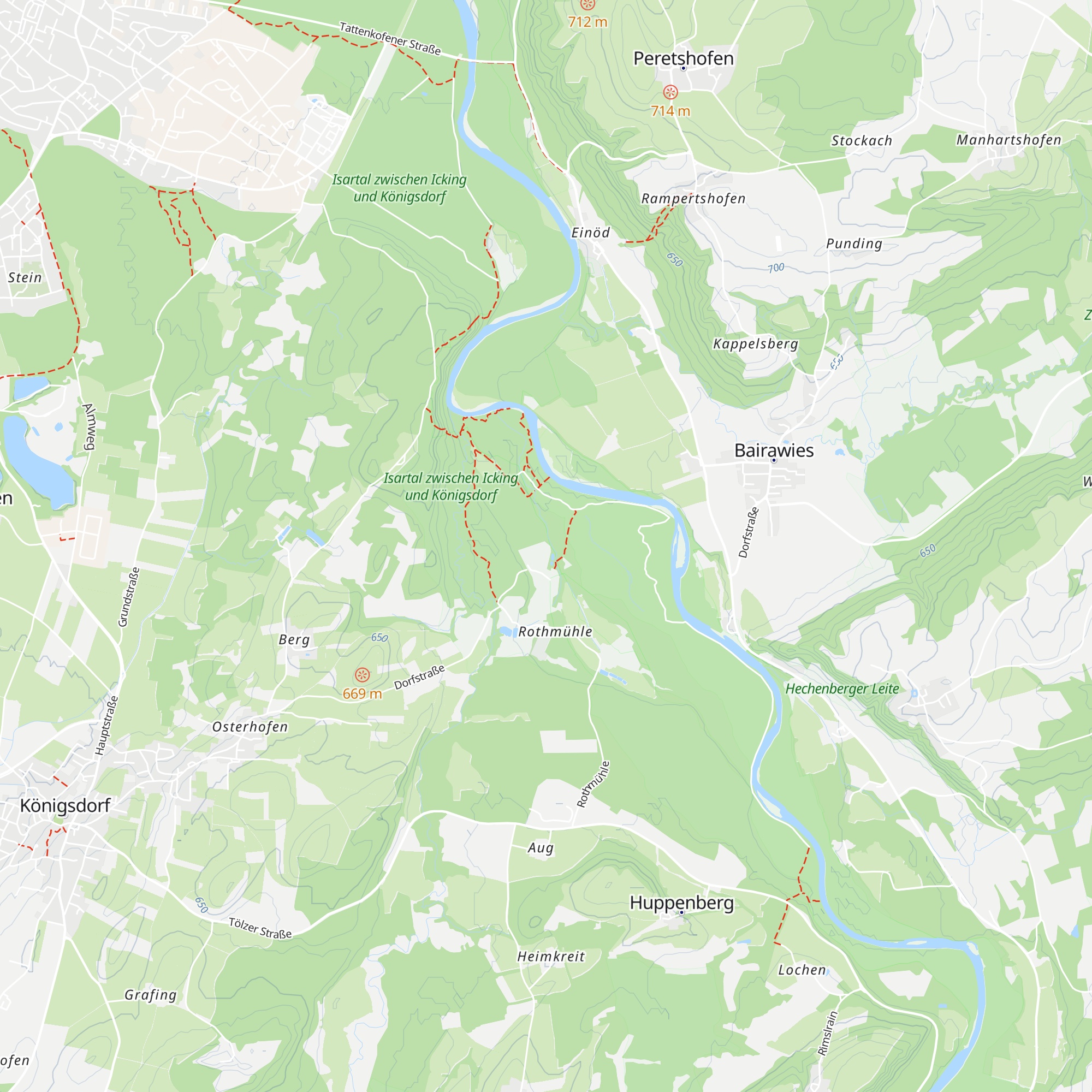 U2/Waldhütte map