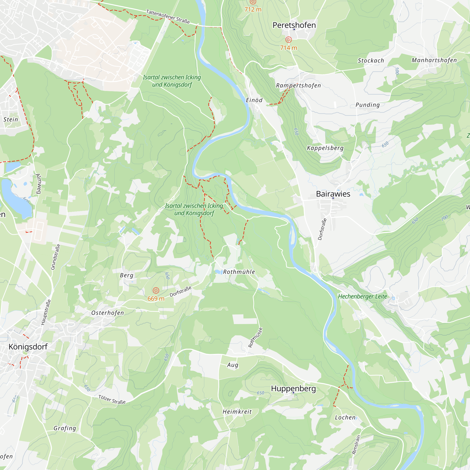 U2/Waldhütte map