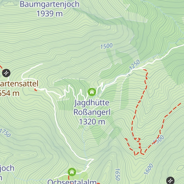 Map of Jagdhütte Roßangerl