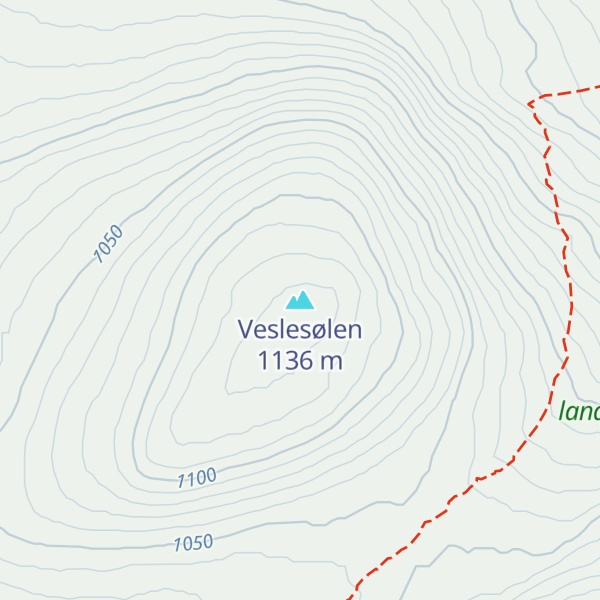 Map of Veslesølen