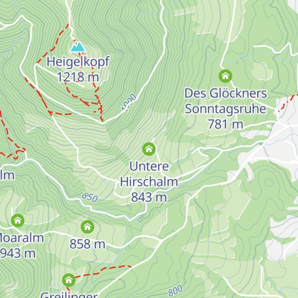 Map of Untere Hirschalm