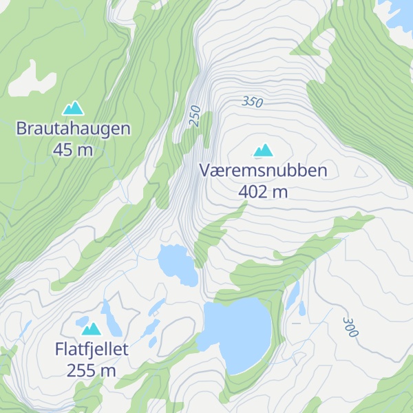 Map of Sør Nubbaksla