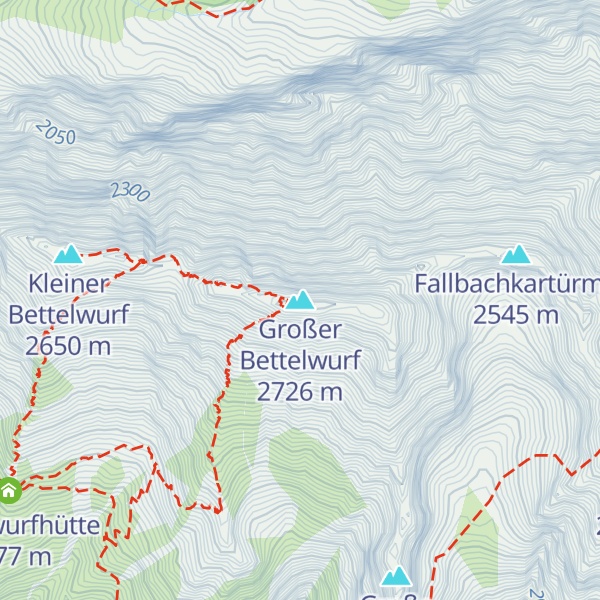 Map of Großer Bettelwurf