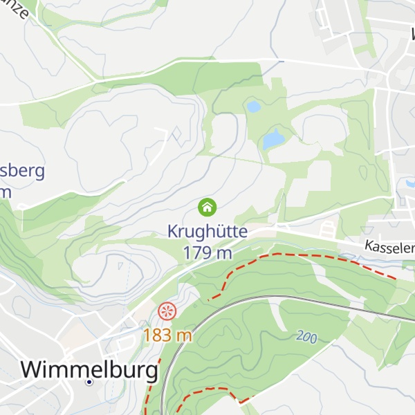Map of Krughütte
