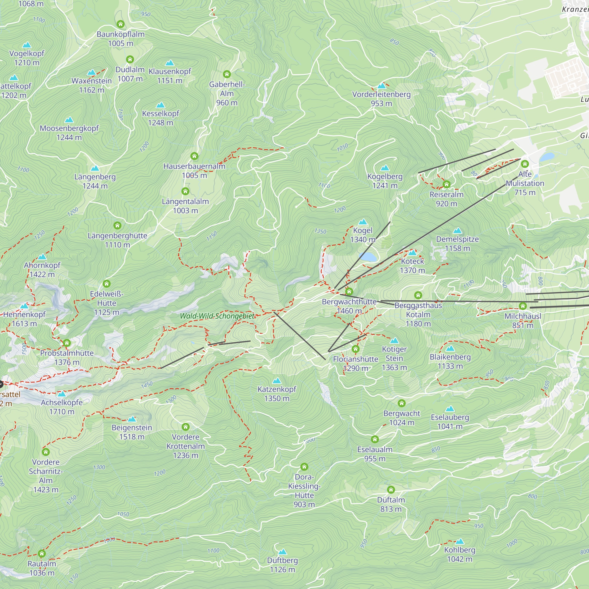 Funkübertragungsstelle Brauneck map