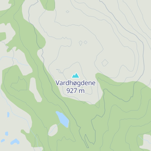Map of Vardhøgdene