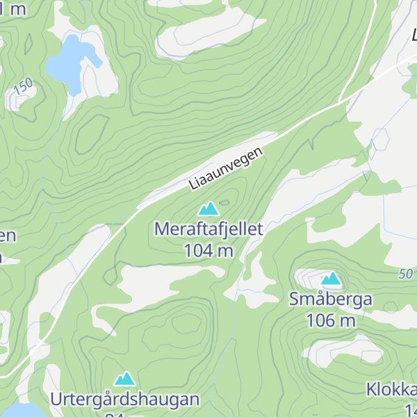Map of Meraftafjellet