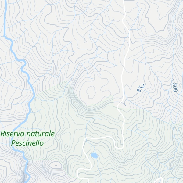 Map of Poggio Prato Manzi