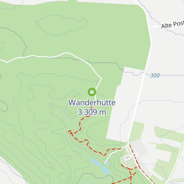 Map of Wanderhütte 3