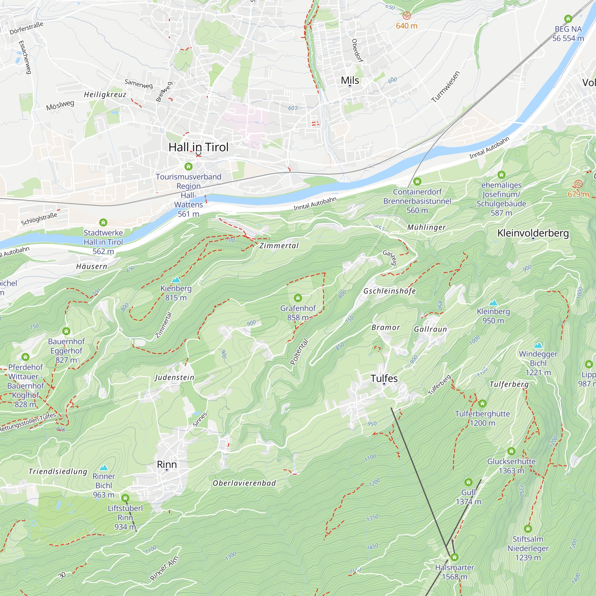 Grafenhof map