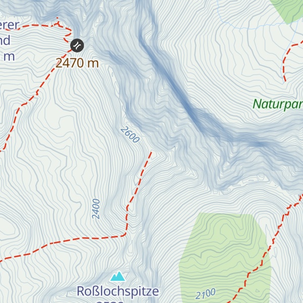 Map of Grubenkarspitze