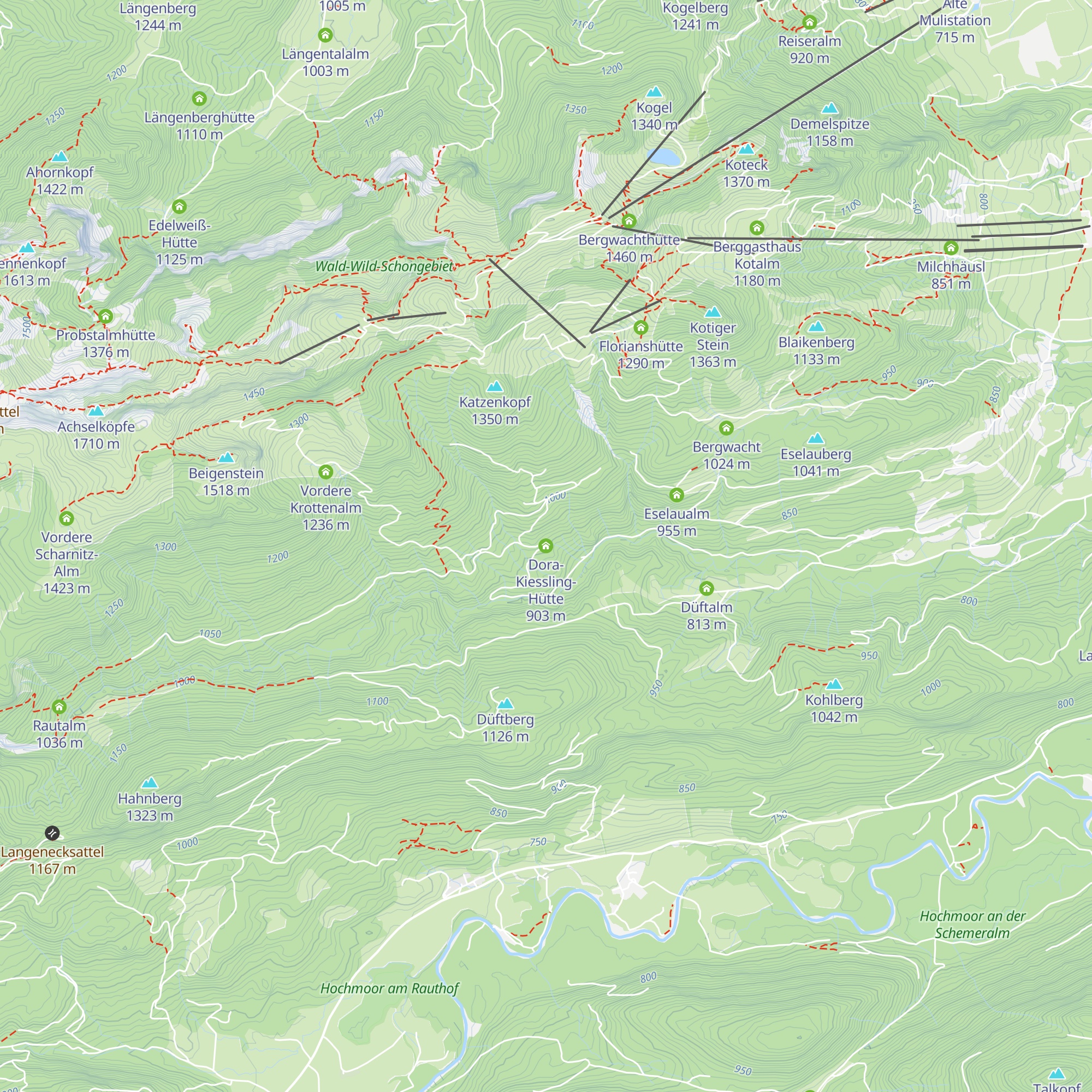Dora-Kiessling-Hütte map