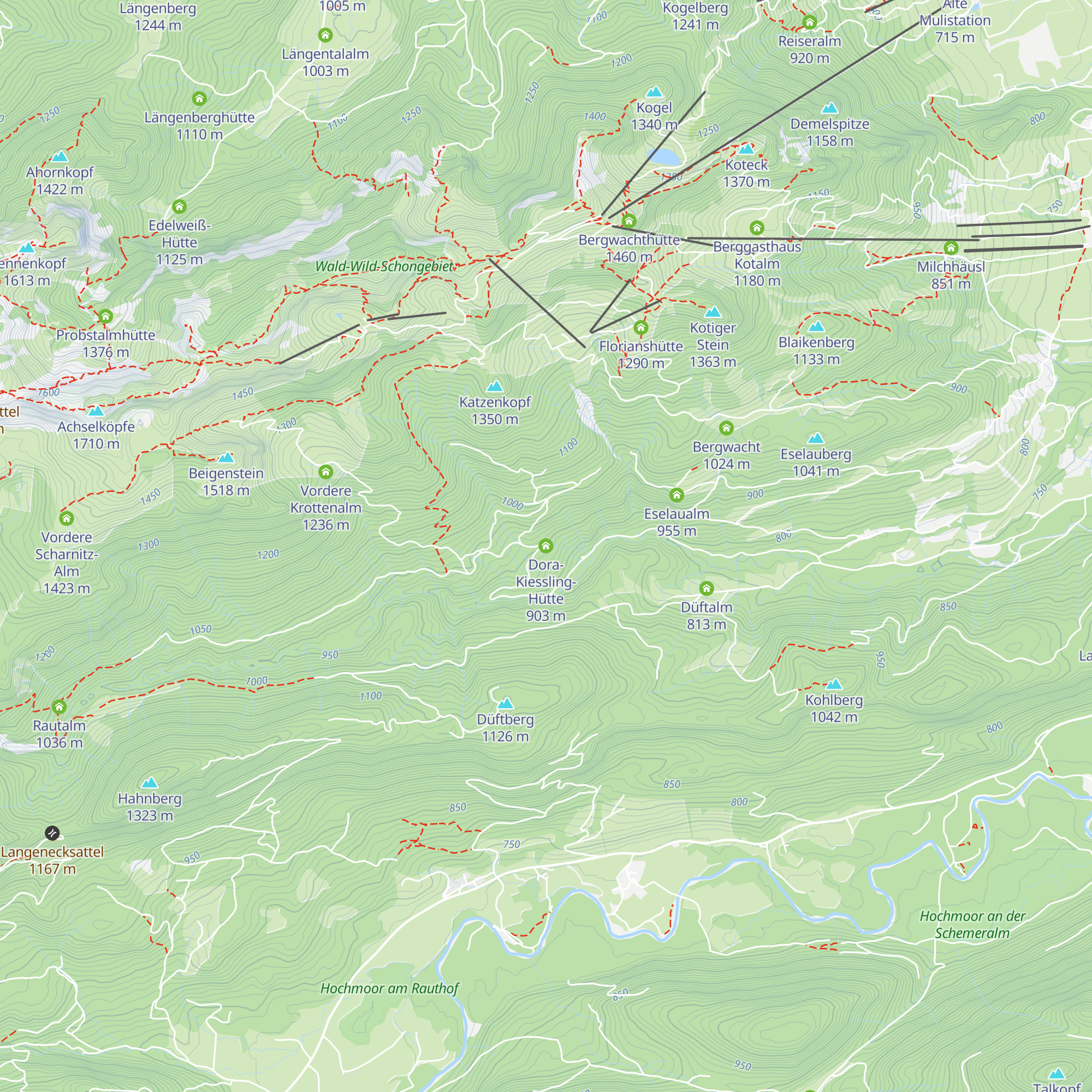 Dora-Kiessling-Hütte map
