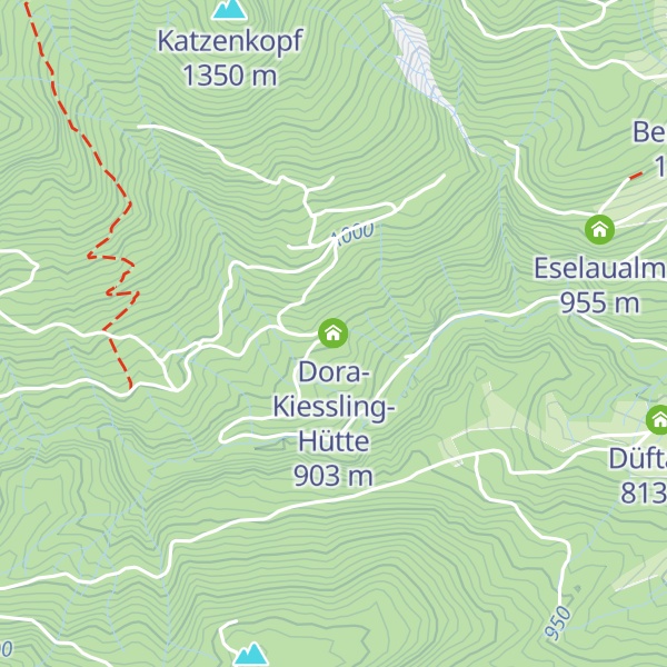 Map of Dora-Kiessling-Hütte