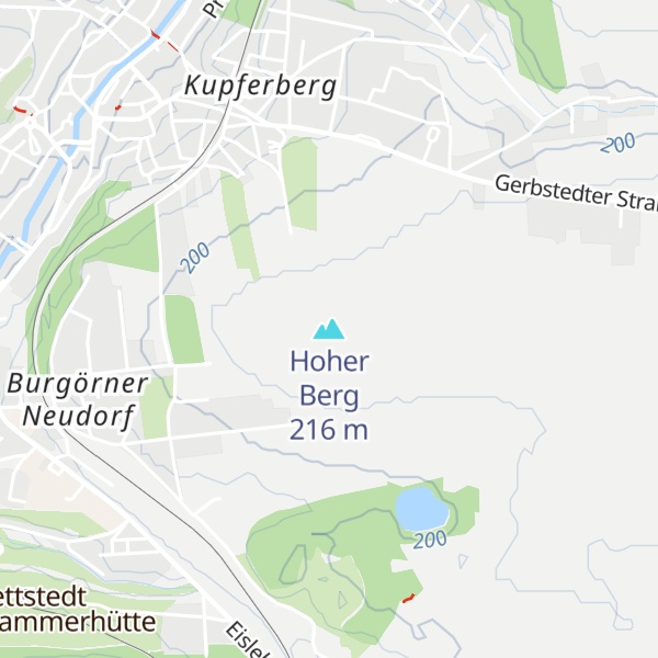 Map of Hoher Berg